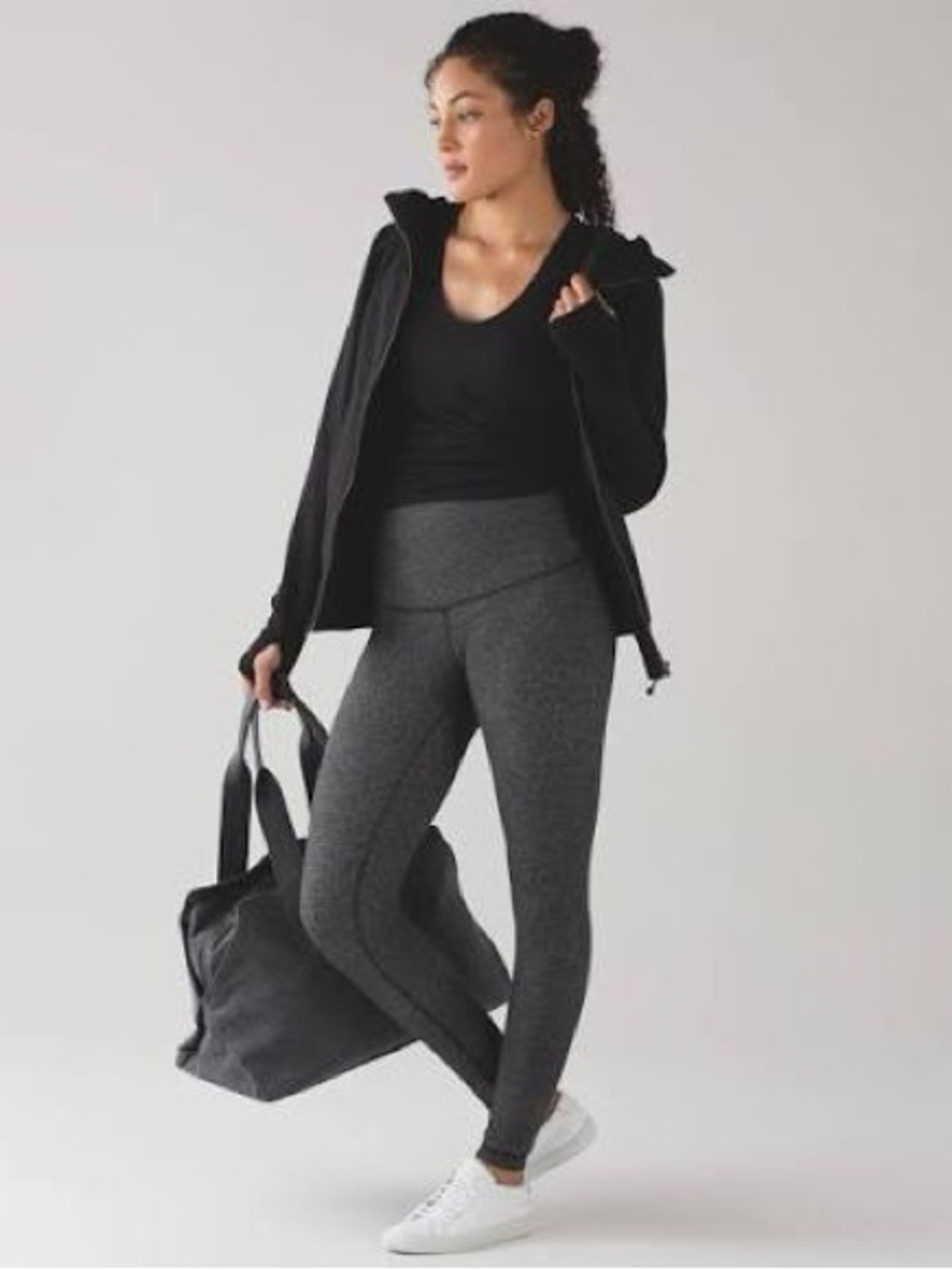 Lululemon Herringbone High-Rise Wunder Under Tights.
